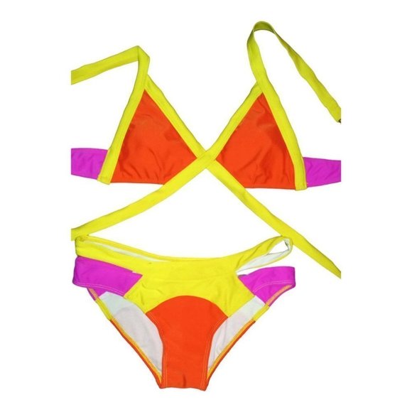 Neon Bandage Bikini in Choice of Colours from AED - Picture 7 of 8
